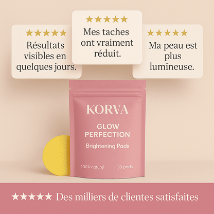 Soin anti taches - Korva Glow Pads